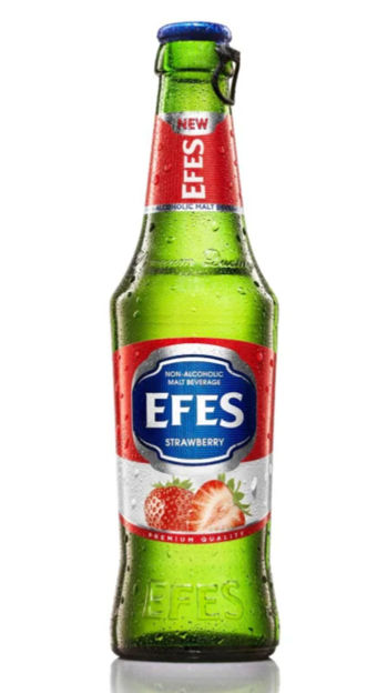 Picture of EFES  STRAWBERRY  NON ALCOHOLIC MALT BEER  1 bottle