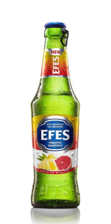 Picture of EFES  PINEAPPLE  NON ALCOHOLIC MALT BEER  1 bottle