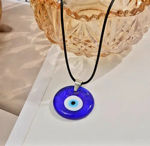 Evil Eye Necklace Women's Pendant Necklace Turkish Blue Glass Unique Design  Fashion Necklace resmi