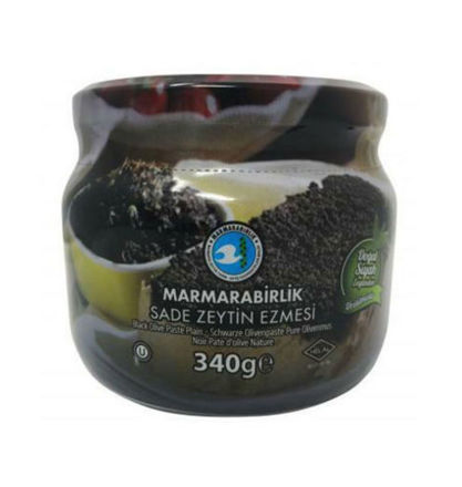 Marmarabirlik black olives paste 340g resmi