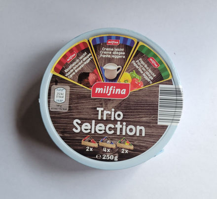 Milfina cream cheese with three selection 250g resmi