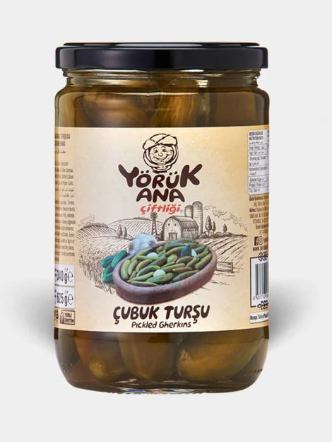 Picture of YORUKANA PICKLED CUCUMBER GERKHINS 625G