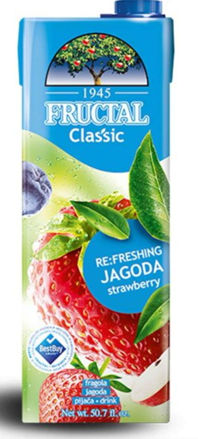 Fructal Classic Jagoda Strawberry Drink 1.5L resmi