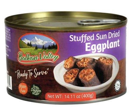 BALKAN STUFFED EGGPLANT W/RICE 400G resmi