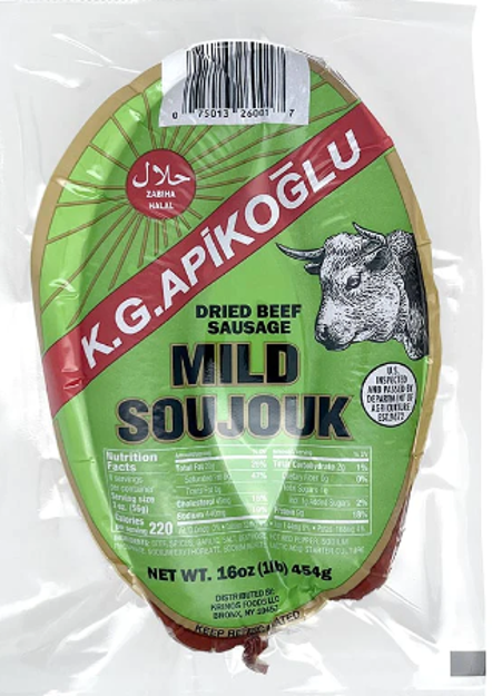 Picture of APIKOGLU Sucuk (Dried Beef Sausage) 1lb