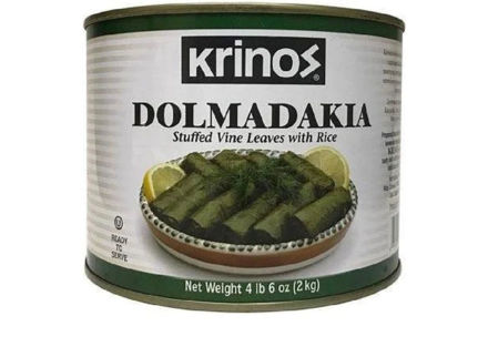 Picture of Krinos Dolmadakia  stuffed grape leaves  2 kg