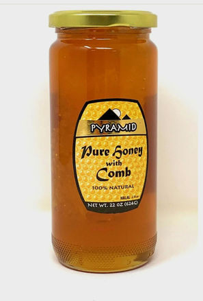 Picture of Pyramid honey w/comb 1.38 lb