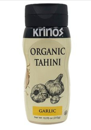 Picture of KRINOS Organic Garlic Tahini 10.93oz squeeze bottle