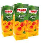TAMEK APRICOT JUICE 1000ML X 12 PC ( 1 BOX) resmi