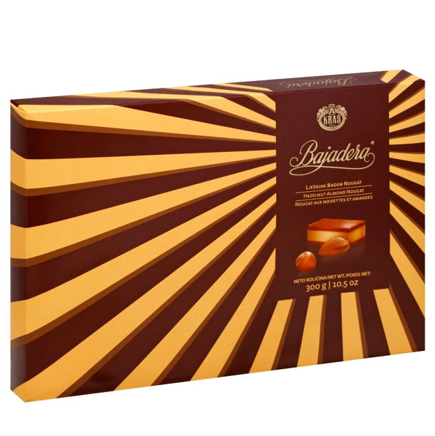 Picture of KRAS BAJADERA HAZELNUT ALMOND NOUGAT 300G