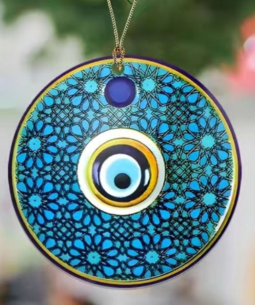 Picture of Turkish Blue Eyes Pendant  Eye Blue Glass