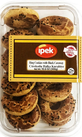 Picture of Ipek Salted cookies with caraway seeds 300g