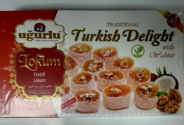 Picture of Ugurlu Turkish Delight w/ Walnuts 350g