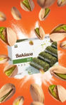 Picture of MODA PISTACHIO BAKLAVA ROLLS 12pc  (312G ,11OZ)