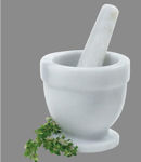 Picture of MARBLE MORTAR AND PESTLE (Granit havan ) 11cm x 7.5cm