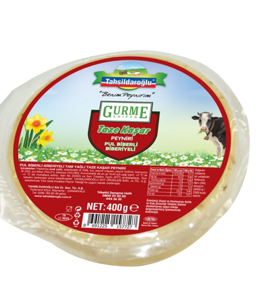 Picture of Tahsildaroglu Kashkaval cheese w/Red pepper&Rosemary 400g