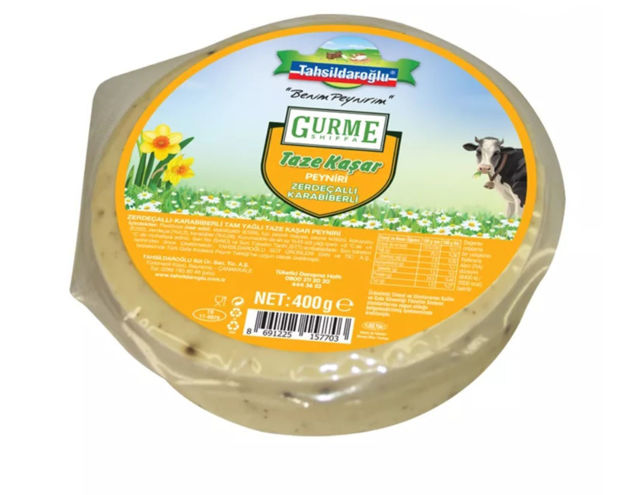 Picture of Tahsildaroglu Kashkaval cheese w/Black pepper&Turmeric  400g