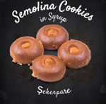 Golda Sekerpare Semolina With Hazelnut 1 Lb (454 Gr) resmi