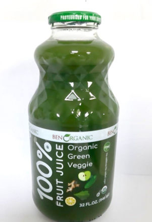 Picture of ORGANIC GREEN VEGGIE JUICE 32 Oz