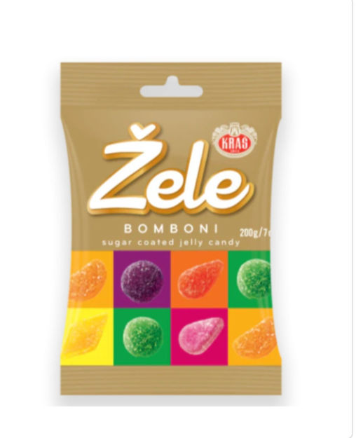 Picture of Kras Zele Bomboni Fruit Jelly Candy 200GR