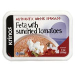 KRINOS Feta with Sundried Tomato Spread 7oz tub resmi