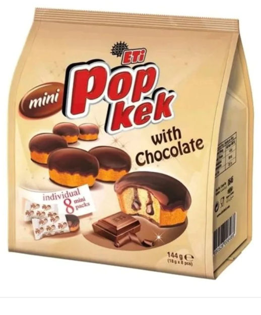 ETI Popkek Kakaolu Kek 200g resmi