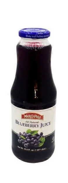 Picture of MARCO POLO Blueberry Juice 1L MARCO POLO Blueberry Juice 1L MARCO POLO Blueberry Juice 1L(33.8oz) bottle