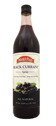 Picture of MARCO POLO Black Currant Syrup 1L (33.8oz) bottle