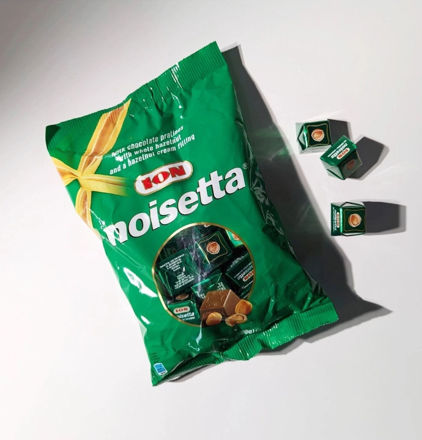 ION Noisetta Pralines w/ hazelnut 500g bag resmi